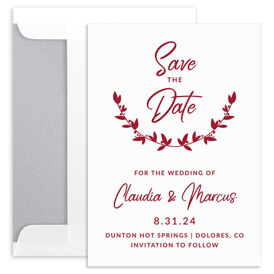 Laurel Photo Save the Date Cards